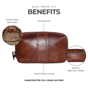 Alternative view of Dale Leather Travel Kit