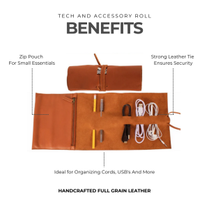 Alternative view of Leather Tech and Accessory Roll